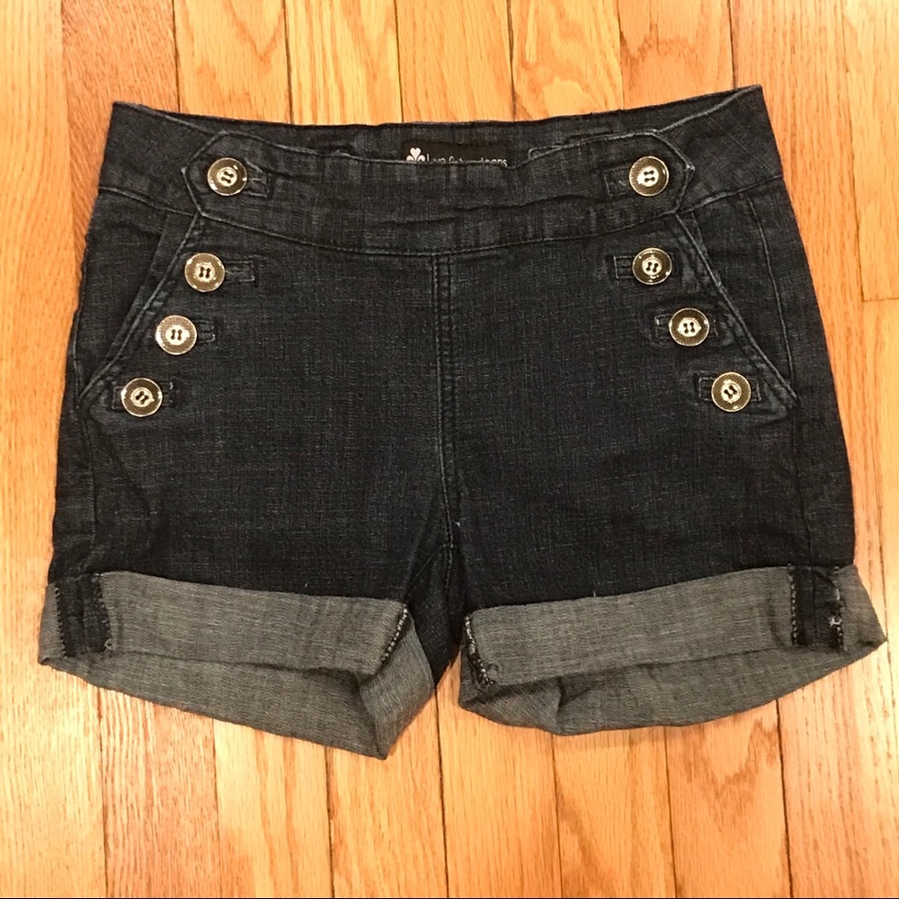 Love Culture High Waist Denim Jean Shorts